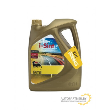 Моторное масло ENI I-SINT 0W40 / ENI 0W40 I-SINT/5 (5л)
