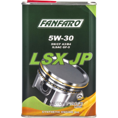 Моторное масло FANFARO 6703 LSX JP FF 5W30 METAL / FF6703-4ME (4л)