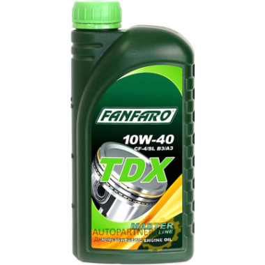 Моторное масло FANFARO TDX API CF-4/SL 10W40 / 97840 (1л)
