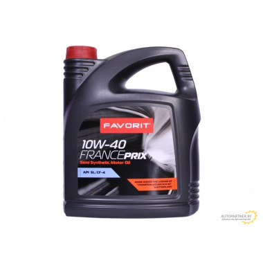 Моторное масло FAVORIT FRANCEPRIX 10W40 SL/CF-4 / 51486 (5л)