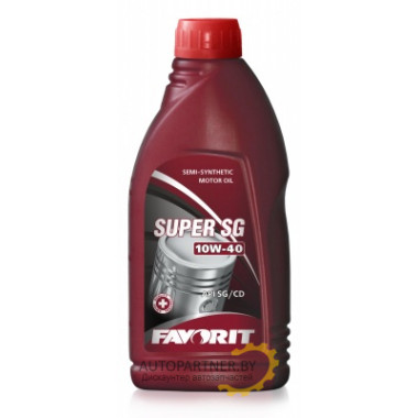 Моторное масло FAVORIT SUPER SG 10W40 API SG/CD / 99749 (0.9л)