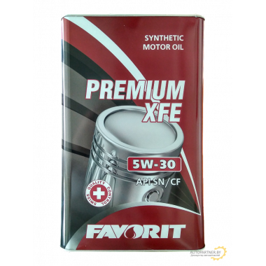 Моторное масло FAVORIT PREMIUM XFE 5W30 API SN/CF METAL / 53273 (4л)