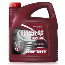 Моторное масло FAVORIT SUPER SG 10W40 API SG/CD / 54759 (4.5л)