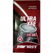 Моторное масло FAVORIT ULTRA XFE 5W40 API SN/CF METAL / 54706 (4л)