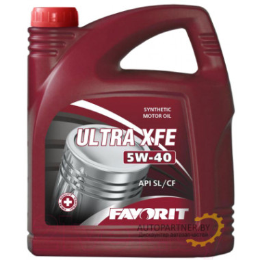 Моторное масло FAVORIT ULTRA XFE 5W40 API SN/CF / 99735 (5л)