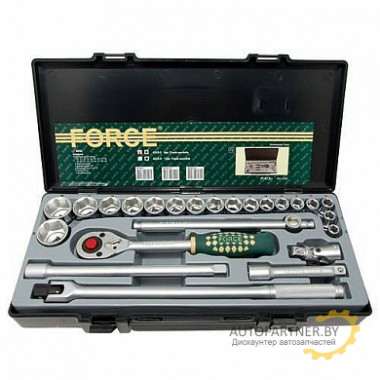 Force 4243-9 1/2" Набор инструмента 24пр.(10-32мм. 12-гран.)
