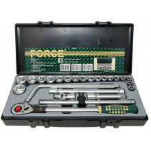 Force 4255 1/2" Набор инструмента 25пр. (10-32мм. 6-гран.)