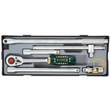 Force T40612 1/2" Набор приспособлений для головок 6 предм. (в ложементе) "" , шт