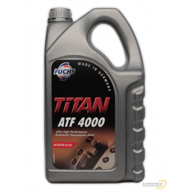 600632106 Трансмиссионное масло TITAN ATF 4000 DEXRON III (H) 5л (красная)