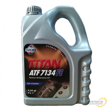 600865696 Трансмиссионное масло TITAN ATF 7134 FE 4л MB 236.15 (синяя)