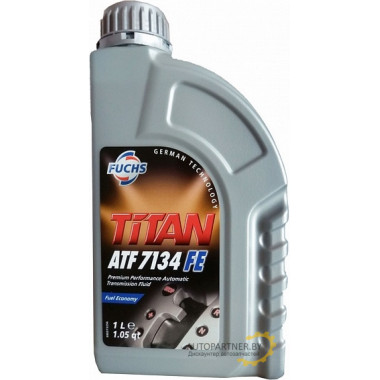 600868611 Трансмиссионное масло TITAN ATF 7134 FE 1л MB 236.15 (синяя)