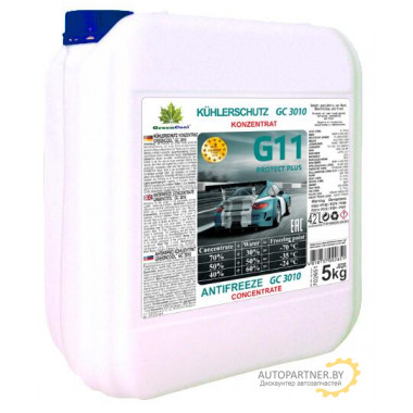 Антифриз Концентрат  GREENCOOL GC 3010 G11 СИНИЙ (5кг/4, 675л) / 702651