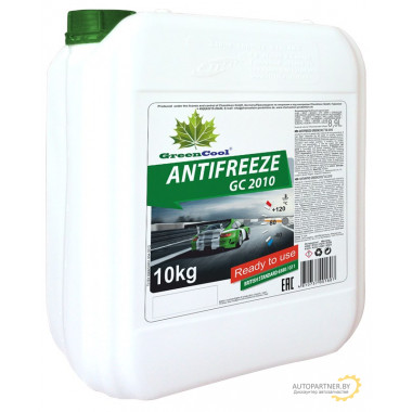 Антифриз Готовый GREENCOOL G11  Зеленый GC 2010 (10кг/9.35л)  751807  заменён  791661