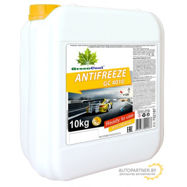 Антифриз Готовый GREENCOOL G11 Желтый GC 4010  (10кг/9.35л) / 752187