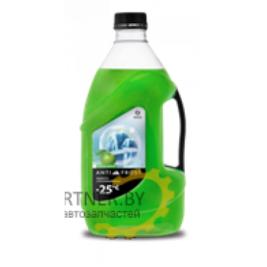 Жидкость стеклоомывающая GRASS «Antifrost -25» green apple 4 л / 110311