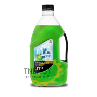 Жидкость стеклоомывающая GRASS «Antifrost -17» green apple 4 л / 110309