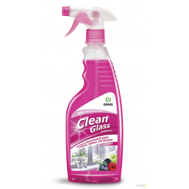Очиститель стекол GRASS Clean Glass блеск стекол и зеркал (лесные ягоды) 600 мл / 125241