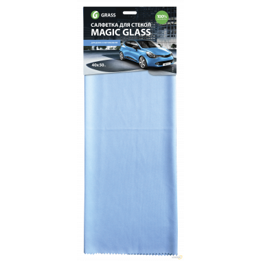 Салфетка из микрофибры для стекол GRASS Magic Glass 1шт / IT-0308