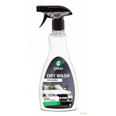 Очиститель-полироль ЛКП автомобиля GRASS Dry Wash 500 мл / 211605