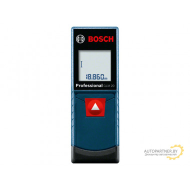 Дальномер лазерный BOSCH GLM 20 в блистере (0.15 - 20 м, +/- 3 мм/м, IP 54) 0601072E00