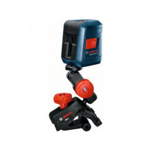 Нивелир лазерный BOSCH GLL 2 с держателем в кор. (проекция: крест, до 10 м, +/- 0.50 мм/м, резьба 1/4, 5/8) 0601063A01
