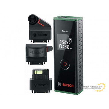 Дальномер лазерный BOSCH Zamo III Set в кор. (0.01 - 20 м, +/- 5 мм/м) 0603672701