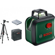 Нивелир лазерный линейный BOSCH Advanced Level 360 Set со штативом в кор. (проекция: крест, до 24 м, +/- 0.40 мм/м, резьба 1/4) 0603663B04