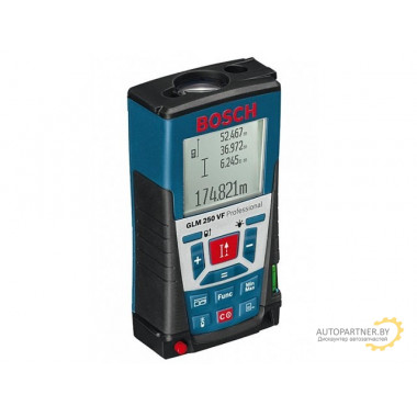 Дальномер лазерный BOSCH GLM 250 VF в кор. (0.05 - 250 м, +/- 1 мм/м, IP 54) 0601072100