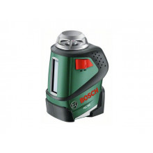 Нивелир лазерный линейный BOSCH PLL 360 с держателем в кор. (проекция: крест, 1 плоскость 360°, до 20 м, +/- 8 мм, резьба 1/4) 0603663020