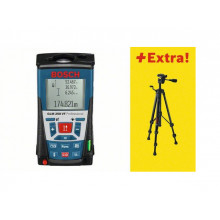 Дальномер лазерный BOSCH GLM 250 VF + BS 150 в кор. (0.05 - 250 м, +/- 1 мм/м, IP 54, штатив) 061599402J