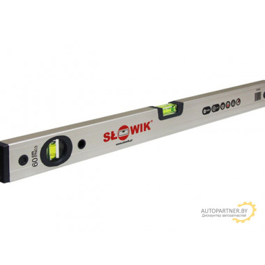 Уровень 1200 мм 2 глаз. брусковый, серебро PN03 SLOWIK (быт.) (600 гр/м 0.50 мм/м) 70123