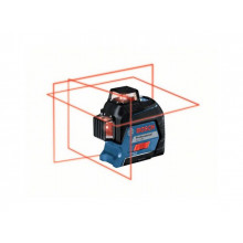Нивелир лазерный линейный BOSCH GLL 3-80 в чем. (проекция: 3 плоскости 360°, до 120 м, +/- 0.20 мм/м, резьба 1/4, 5/8) 0601063S00