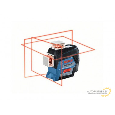 Нивелир лазерный линейный BOSCH GLL 3-80 C со штативом в кор. (проекция: 3 плоскости 360°, до 120 м, +/- 0.20 мм/м, резьба 1/4, 5/8) 0601063R01