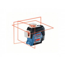 Нивелир лазерный линейный BOSCH GLL 3-80 C в кор. (проекция: 3 плоскости 360°, до 120 м, +/- 0.20 мм/м, резьба 1/4, 5/8) 0601063R00