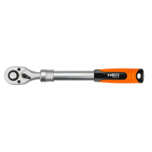 Трещотка 1/4', 150- 200 мм, 72з, храповик CrMo  NEO / 08-502