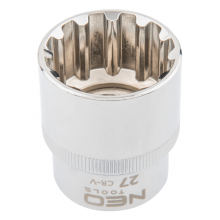 Головка Spline 1/2', 27 мм, CrV  NEO / 08-597