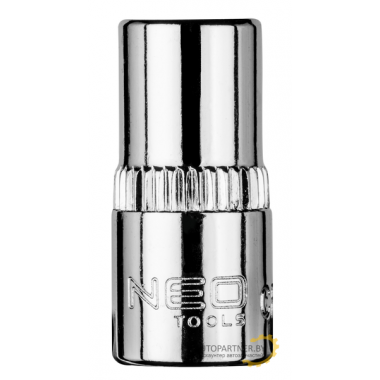 Головка 6-гран, 1/4', 7 мм, CrV  NEO / 08-447