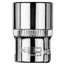 Головка 6-гран, 1/4', 12 мм, CrV  NEO / 08-452
