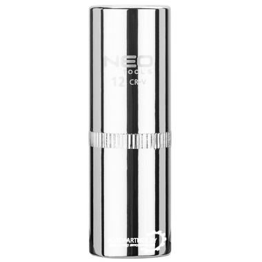 Головка 6-гран, длинная 1/4', 12 мм, CrV  NEO / 08-245