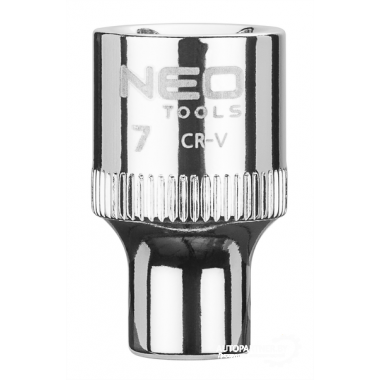 Головка 6-гран, 3/8', 7 мм, CrV  NEO / 08-107