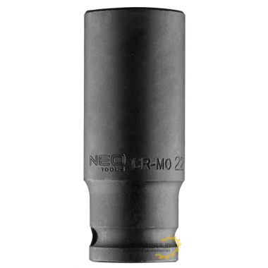 Головка ударная 1/2' длинная, 22 мм, CrMo  NEO / 12-322