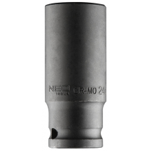 Головка ударная 1/2' длинная, 24 мм, CrMo  NEO / 12-324