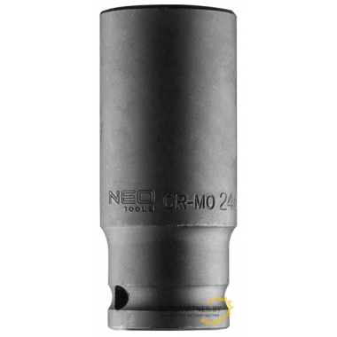 Головка ударная 1/2' длинная, 24 мм, CrMo  NEO / 12-324