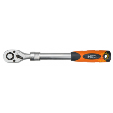 Трещотка телескопическая, 1/2', 305-445 мм, 72з, храповик CrMo  NEO / 08-515