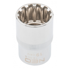Головка Spline 1/2', 19 мм, CrV  NEO / 08-591
