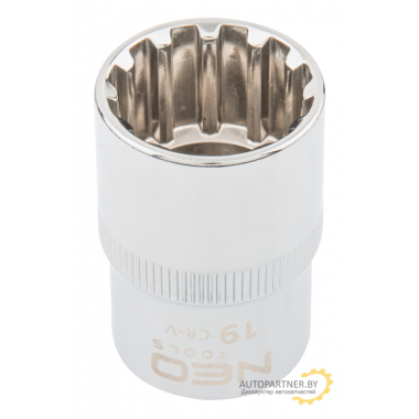 Головка Spline 1/2', 19 мм, CrV  NEO / 08-591