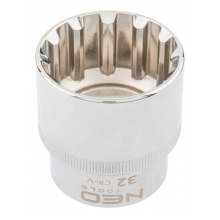 Головка Spline 1/2', 32 мм, CrV  NEO / 08-599