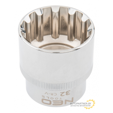Головка Spline 1/2', 32 мм, CrV  NEO / 08-599
