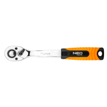 Трещотка 1/2', 255 мм, 72з, храповик CrMo  NEO / 08-520