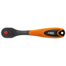 Трещотка изогнутая 1/2', 250 мм, 72з, PP, храповик CrMo  NEO / 08-511